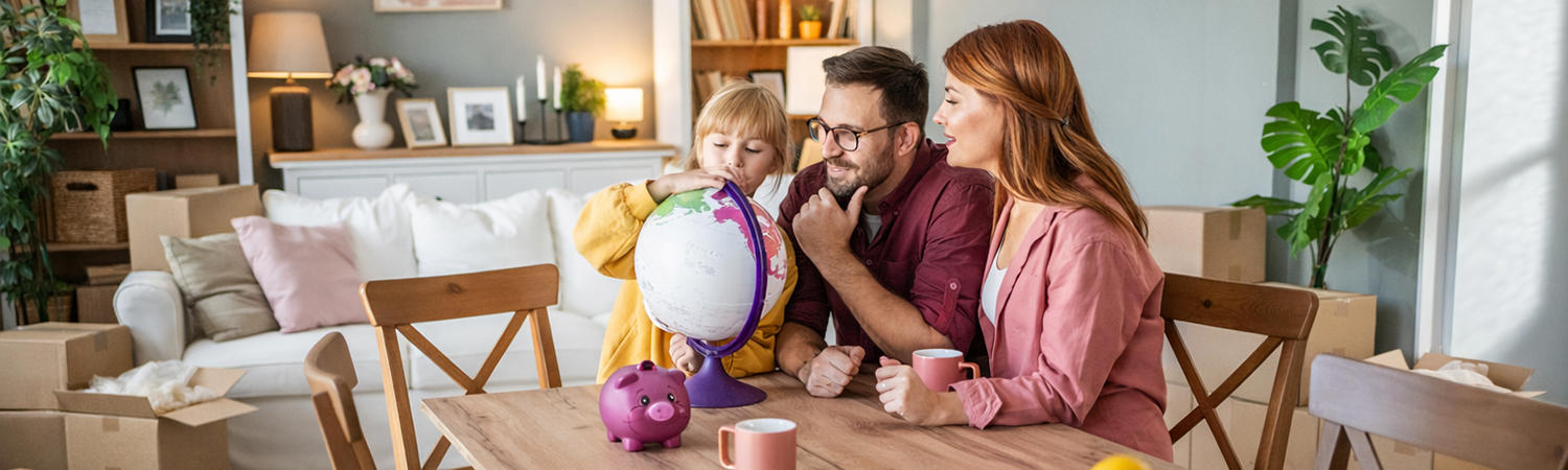 Family travelling together